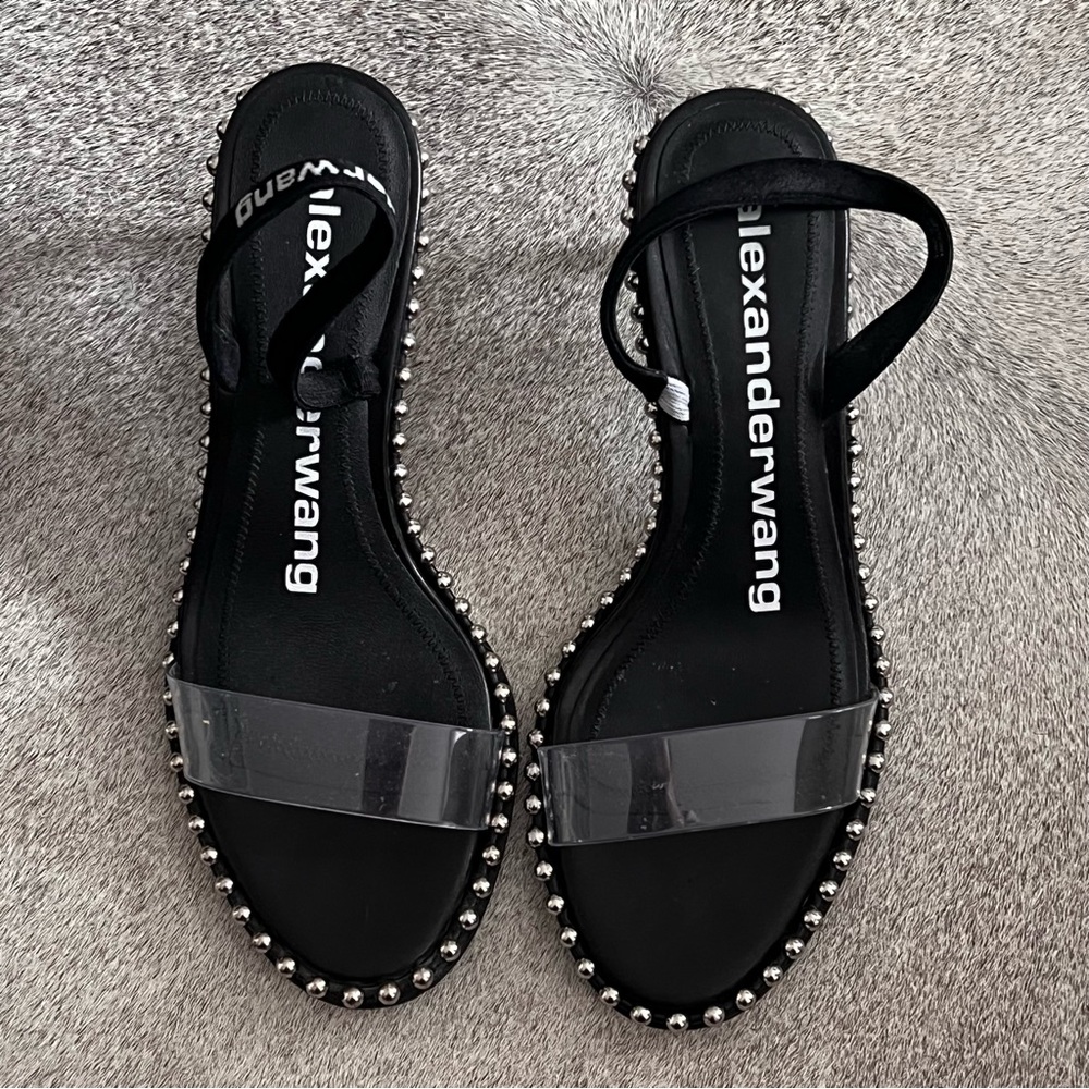 Alexander Wang Nova Low Logo Heels